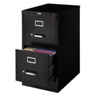 Schedario verticale per documenti formato lettera, a 2 cassetti, profondo 22