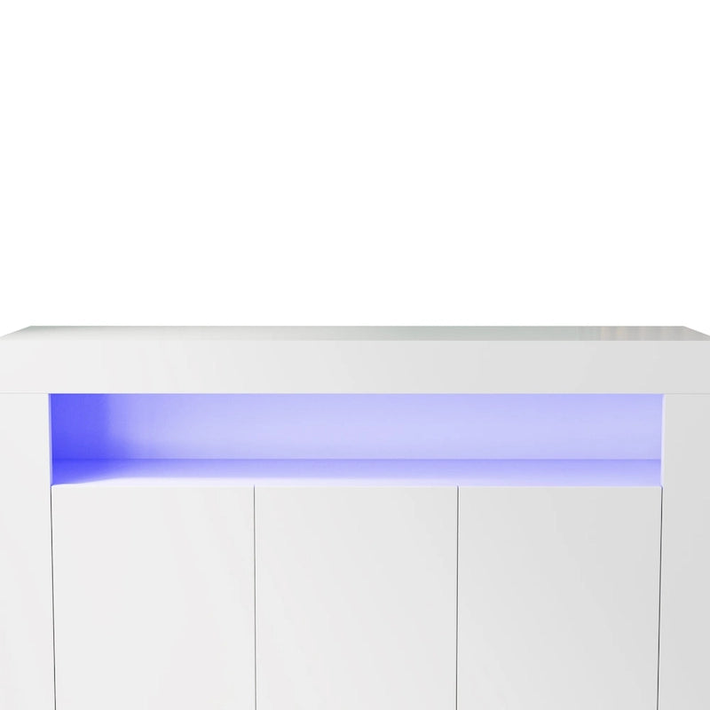Sideboard mit 3 Türen und ferngesteuerter LED-Beleuchtung