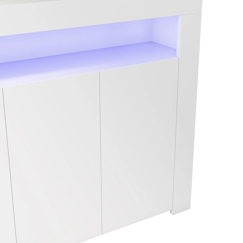 Sideboard mit 3 Türen und ferngesteuerter LED-Beleuchtung