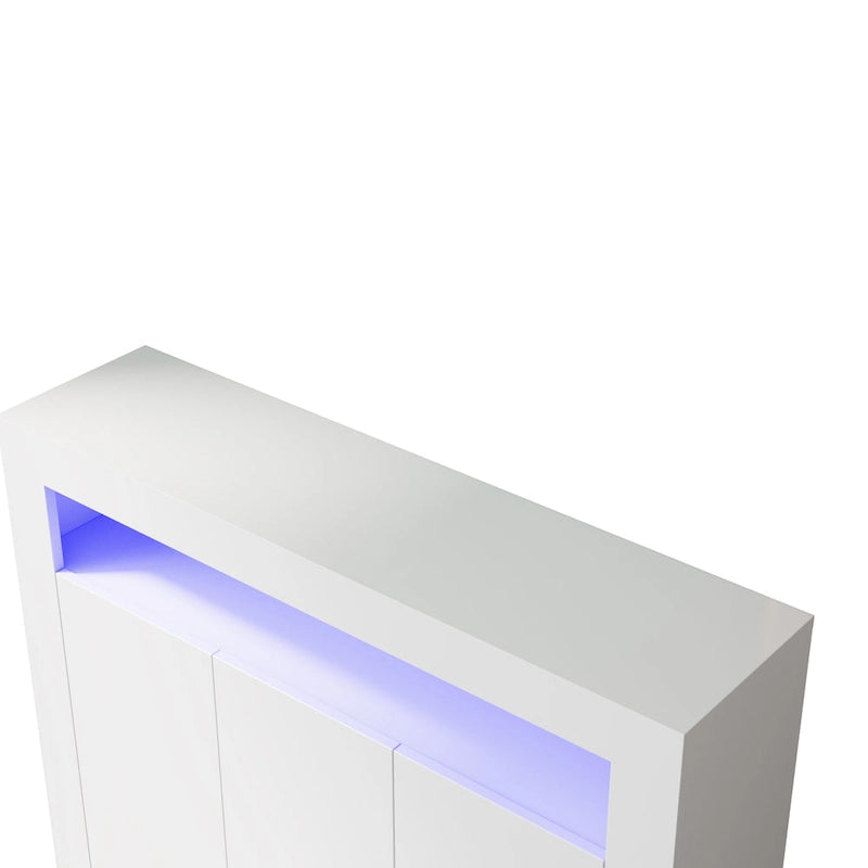 Sideboard mit 3 Türen und ferngesteuerter LED-Beleuchtung