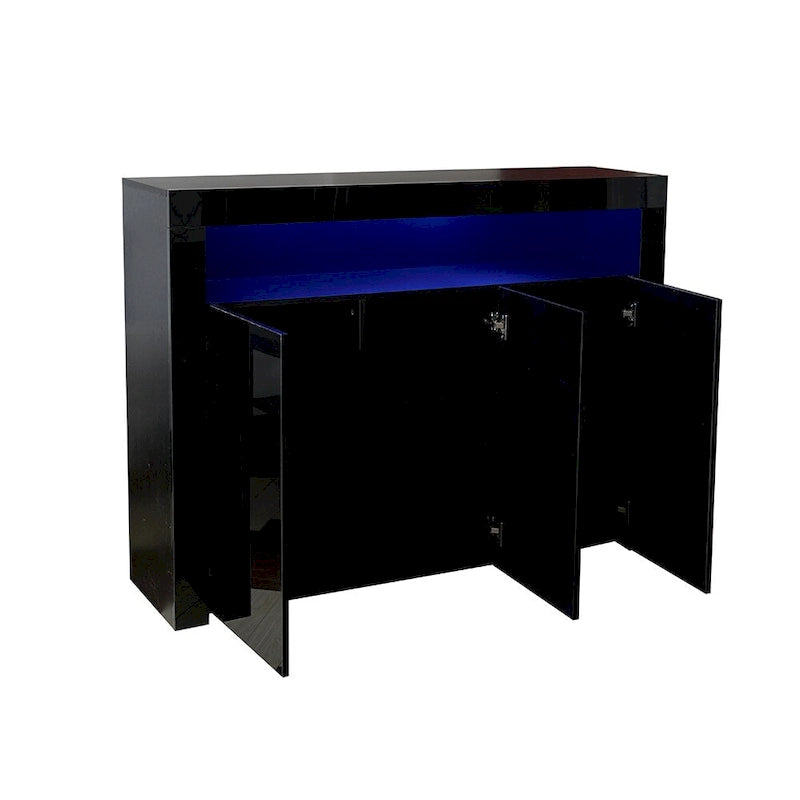 Sideboard mit 3 Türen und ferngesteuerter LED-Beleuchtung