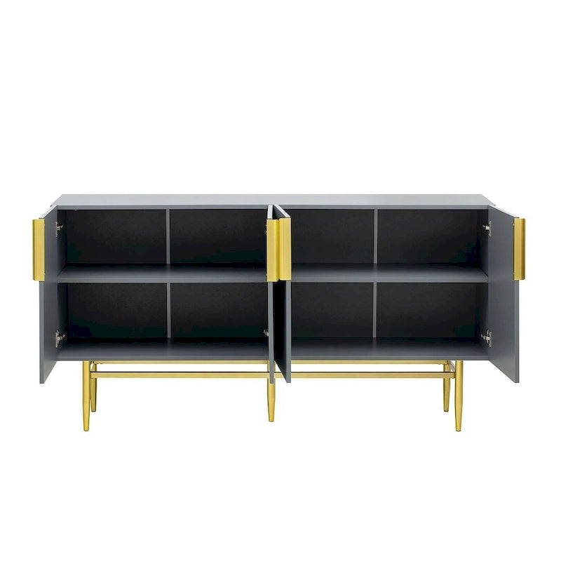 Aparador/ buffet moderno y elegante de 4 puertas de 60