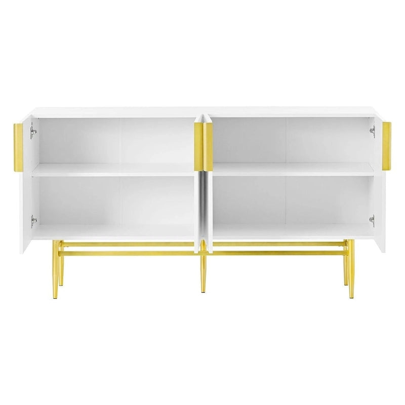 Aparador/ buffet moderno y elegante de 4 puertas de 60