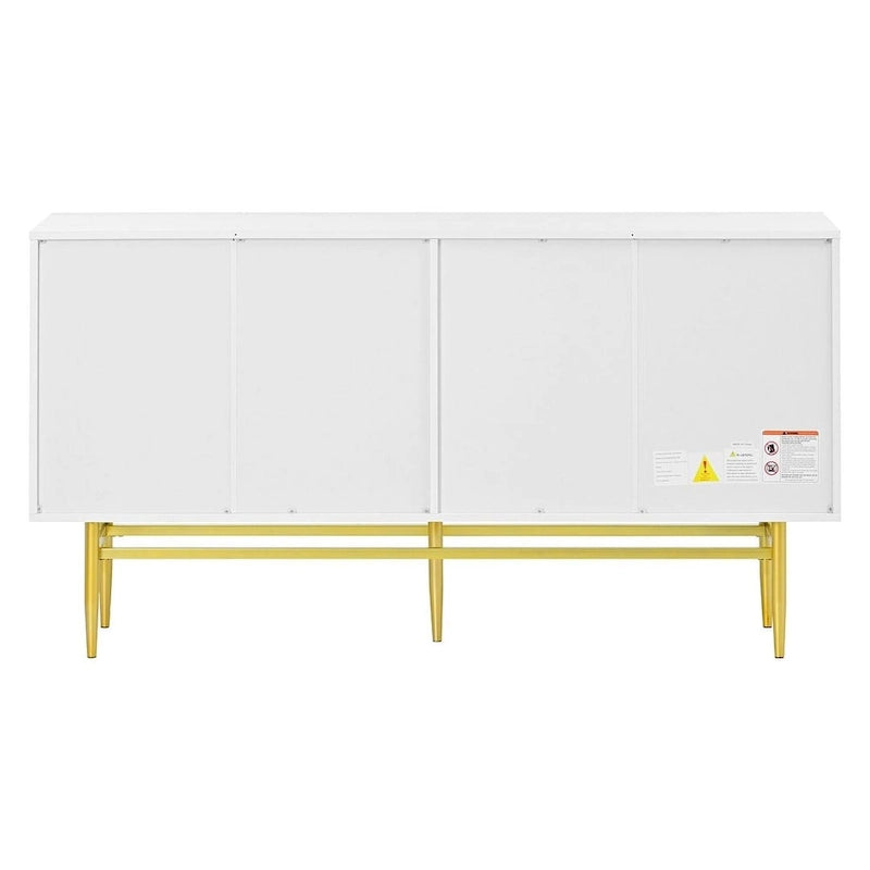 Aparador/ buffet moderno y elegante de 4 puertas de 60