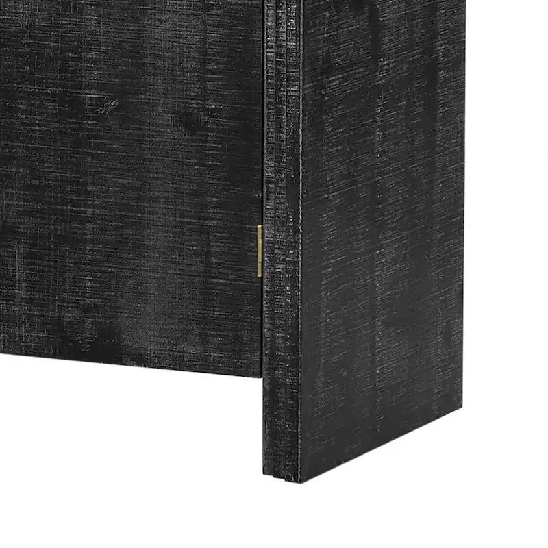 Aparador lateral de madera vintage elegante con protectores para patas