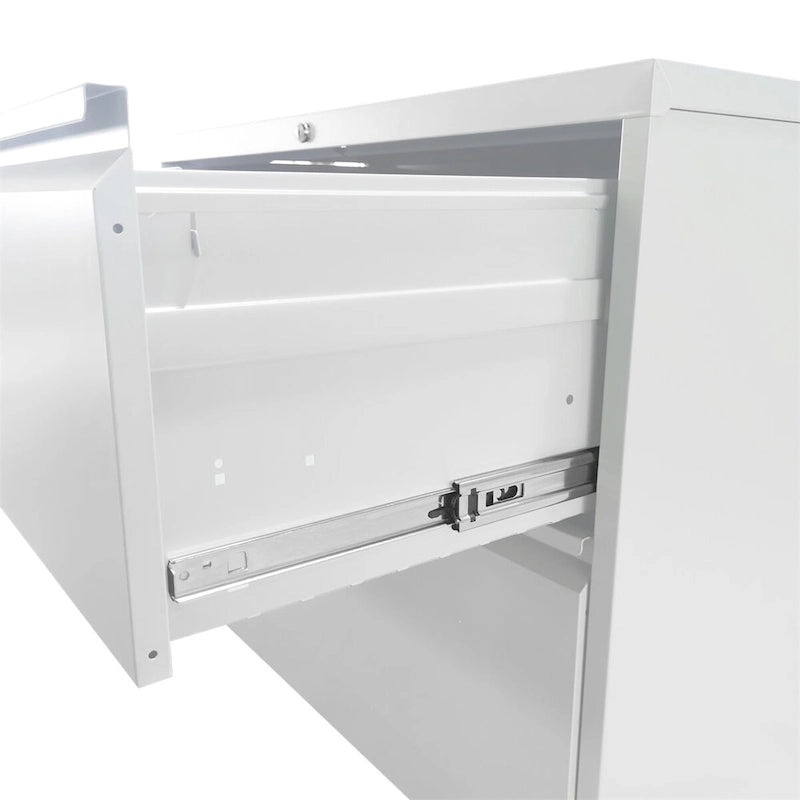 Abschließbarer Stahl-Aktenschrank mit 2 Schubladen