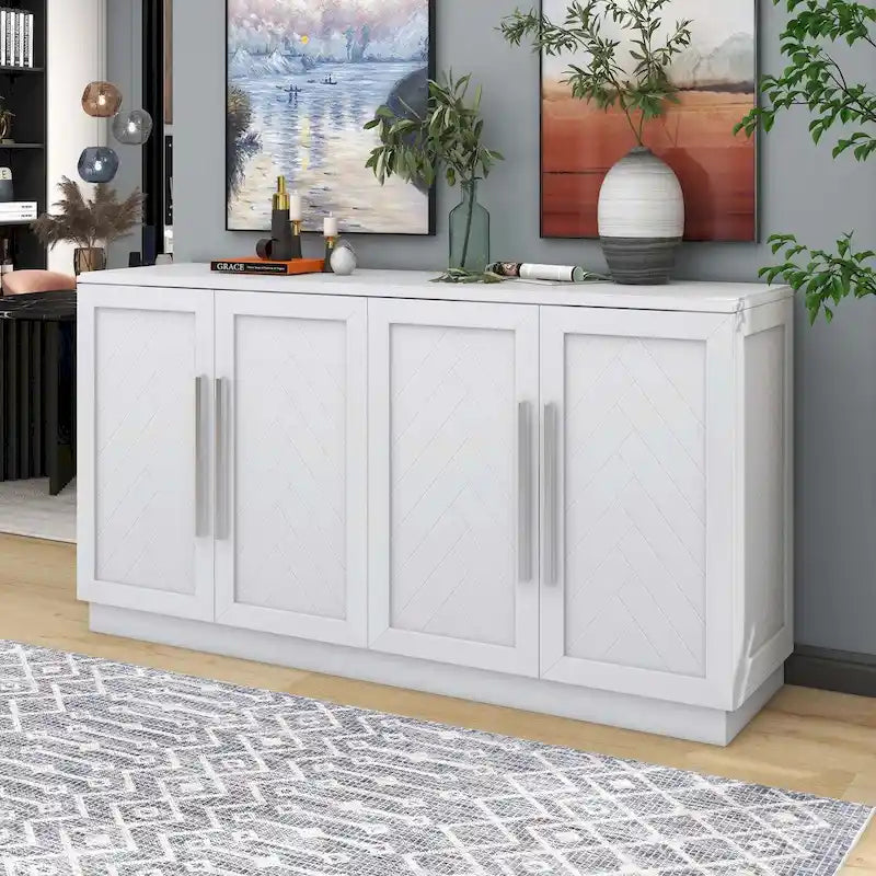 Credenza con ripiani regolabili per la cucina