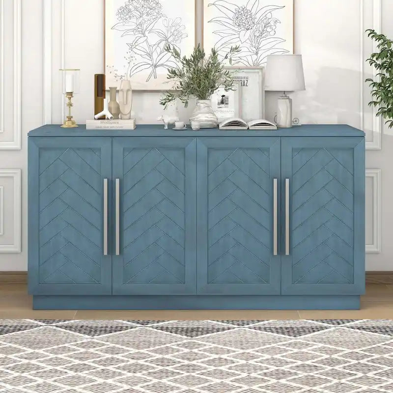 Credenza con ripiani regolabili per la cucina