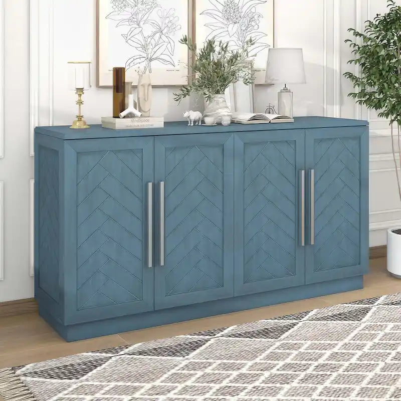 Credenza con ripiani regolabili per la cucina