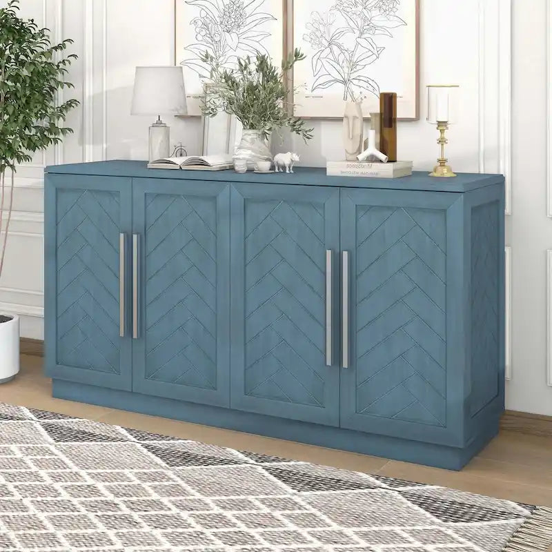 Credenza con ripiani regolabili per la cucina