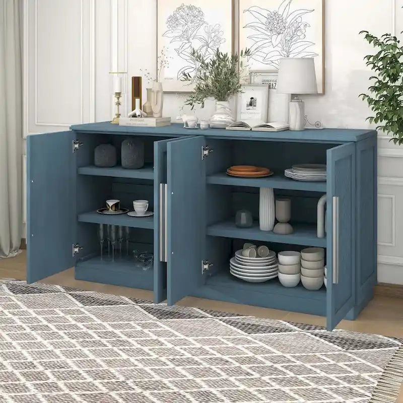 Credenza con ripiani regolabili per la cucina