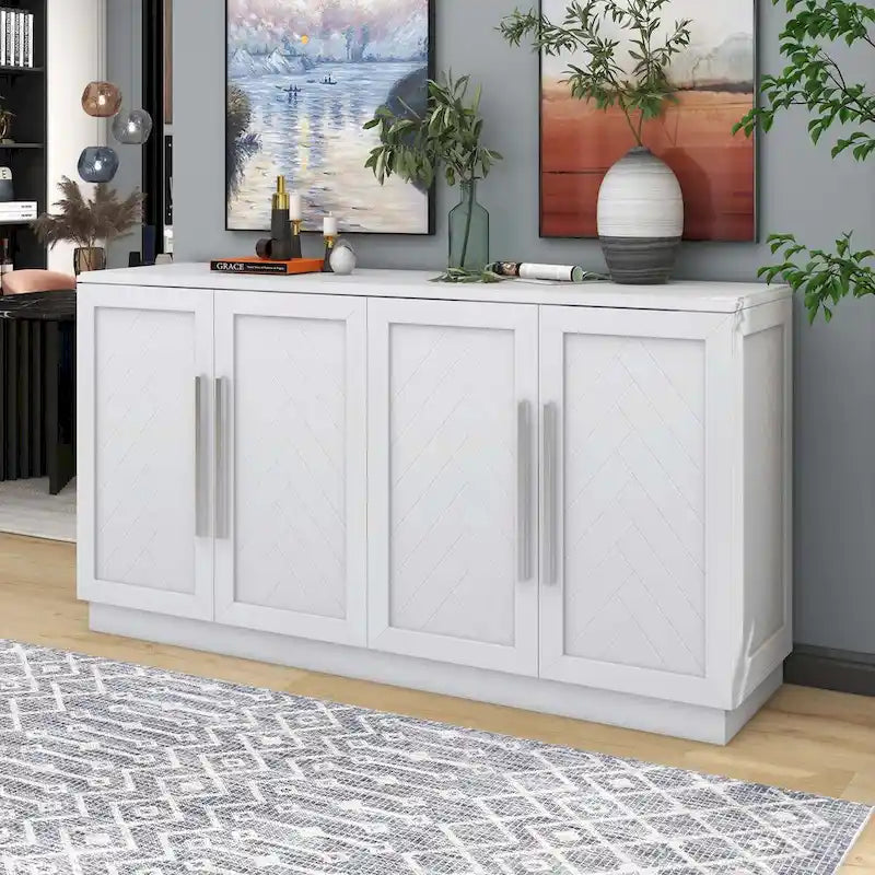 Credenza con ripiani regolabili per la cucina