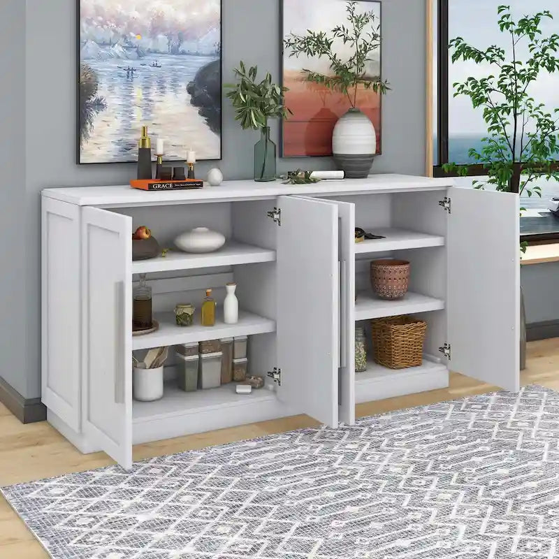 Credenza con ripiani regolabili per la cucina